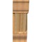 Ekena Millwork Traditional Traditional Rough Sawn Bracket w/ Offset Brace, Western Red Cedar, 8"W x 22"D x 22"H BKT0806X22X22TRA01RWR - alternate 4